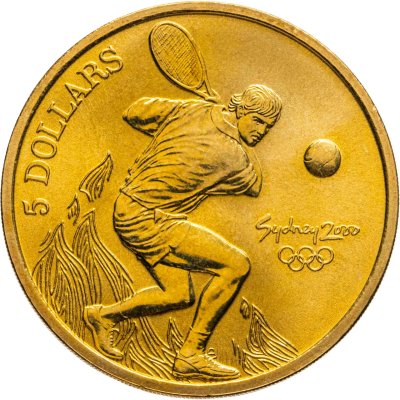 купить Австралия 5 долларов 2000 Олимпийские игры в Сиднее - Теннис