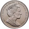 Купить Южная Георгия и Южные Сандвичевы острова 2 фунта (pounds) 2019 "200 лет со дня рождения Королевы Виктории /на лошади"