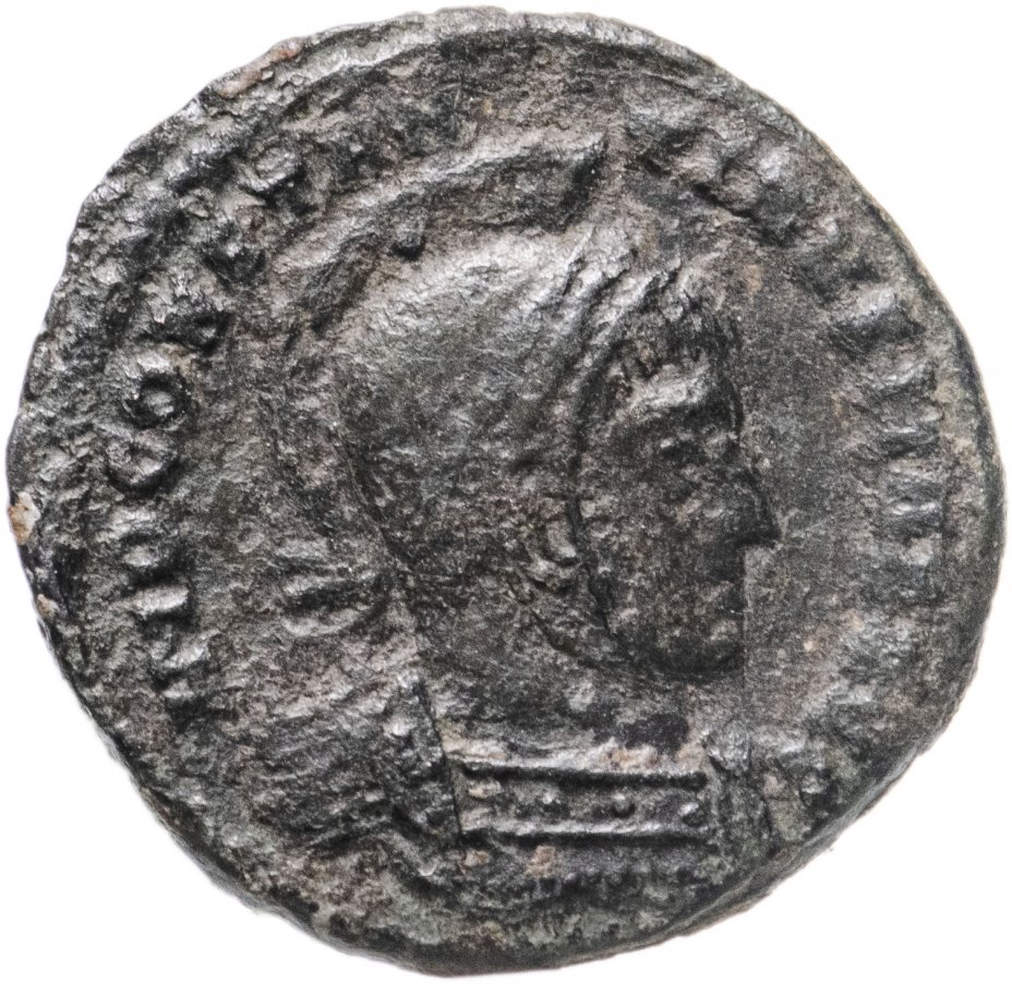 купить Римская Империя, Константин I, 306–337 гг, Нуммий (реверс: две Виктории стоят лицом друг к другу и держат щит)
