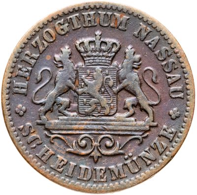 купить Германия, Нассау 1 крейцер 1861