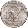 Купить США 1 доллар (dollar) 1980 S "Сьюзен Энтони" знак монетного двора "S" - Сан-Франциско