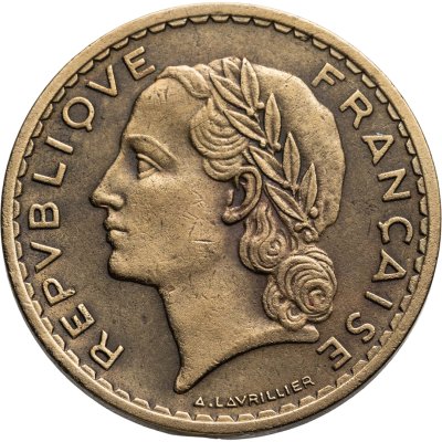 купить Франция 5 франков (francs) 1940