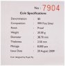 Купить Сингапур набор из 2-х монет 5 долларов 2009 «Орхидеи» в футляре с сертификатами