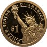Купить США 1 доллар (dollar) 2008 S Proof "Эндрю Джексон (7-й президент США)" знак монетного двора "S" - Сан-Франциско