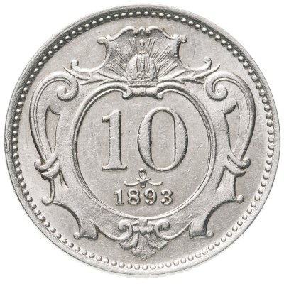 купить Австрия 10 геллеров (heller) 1892-1911, случайный год