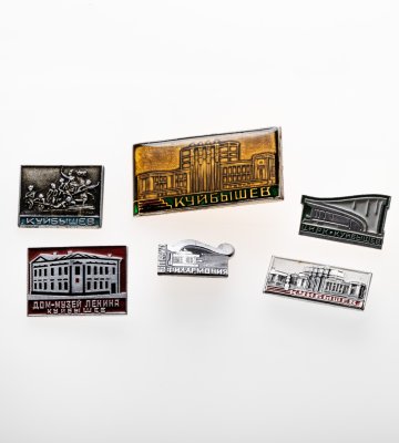 купить Знак набор из 6 штук "Куйбышев. Достопримечательности"