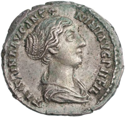 купить Римская империя. Фаустина Младшая [147-175] Денарий. серебро. 147-161
