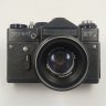 Купить Фотоаппарат "Зенит-ЕТ" c объективом "Гелиос-44-М4" в оригинальном кофре, металл, пластик, стекло, кожа, Белорусское оптико-механическое объединение (БелОМО), СССР, 1982 г.