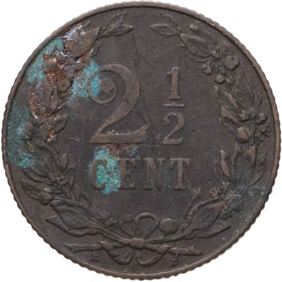 купить Нидерланды 2 1/2 цента (cent) 1906