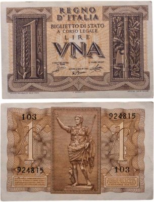 купить Италия 1 лира 1939