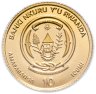 Купить Руанда 10 франков 2020 Аист