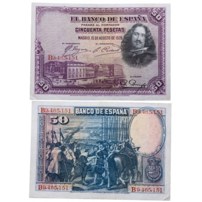 купить Испания 50 песет 1928 (Pick 75)