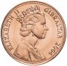 Купить Гибралтар 2 пенса (pence) 2004 "300 лет захвату Гибралтара"