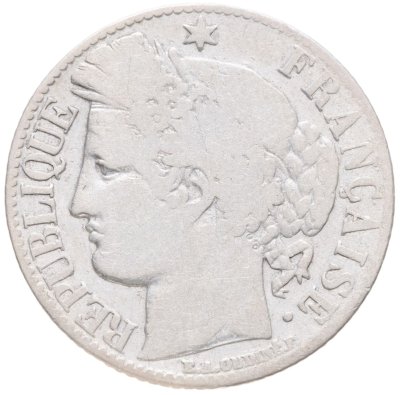 купить Франция 1 франк (franc) 1887