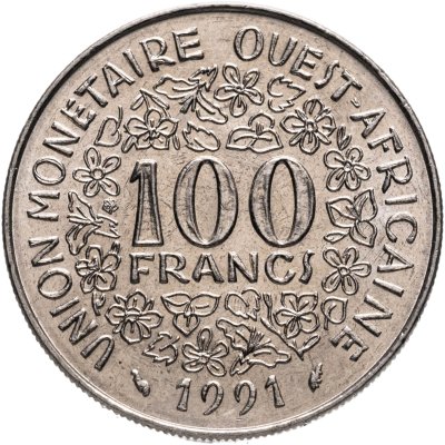 купить Западная Африка (BCEAO) 100 франков (francs) 1991