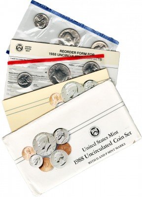 Купить США набор монет 1988 P+D (12 монет)