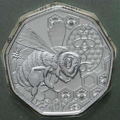 купить Австрия 5 евро 2023 "Танец пчёл" в серебряном исполнении, в буклете