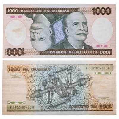 купить Бразилия 1000 крузейро 1981-1986 года (Pick 201d)