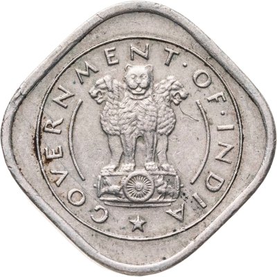 купить Индия 1/2 анны (anna) 1950 знак монетного двора: "♦" - Бомбей