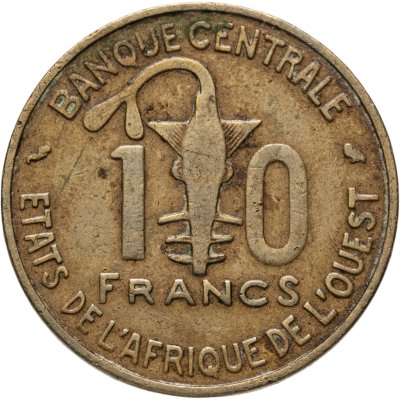 купить Западная Африка (BCEAO) 10 франков (francs) 1969