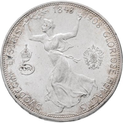 купить Австрия 5 крон (corona) 1908 "60 лет правления Франца Иосифа"