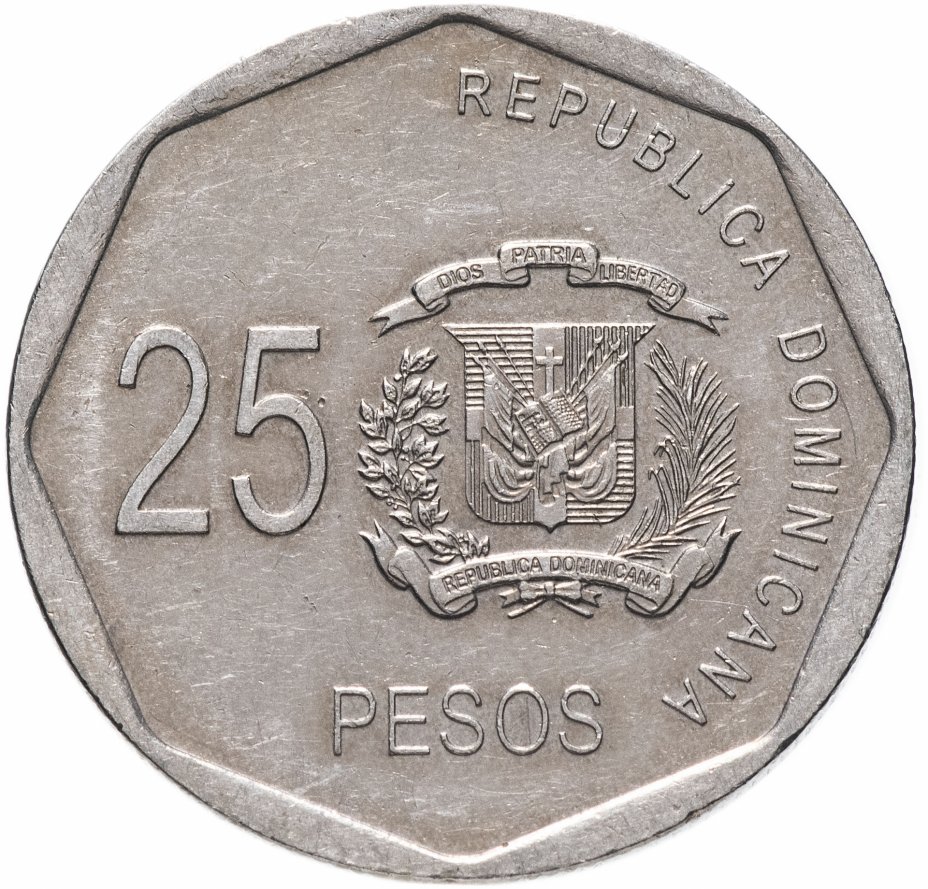 купить Доминикана 25 песо (peso) 2005-2016