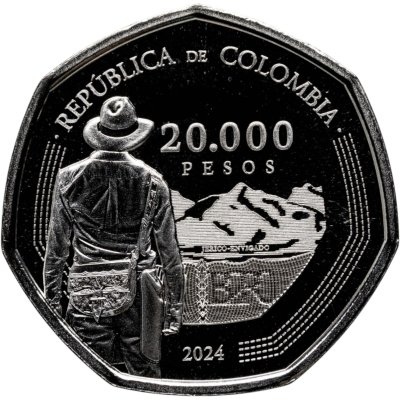 купить Колумбия 20.000 песо 2024 "Антиокийская сумка"