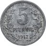 Купить Германия "Районы Бонна и Зигкрейса" 5 пфеннигов 1918 нотгельд