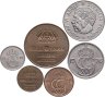 Купить Швеция набор из 6 монет 1, 5, 10, 50 эре (ore) , 1 крона 1959-1979