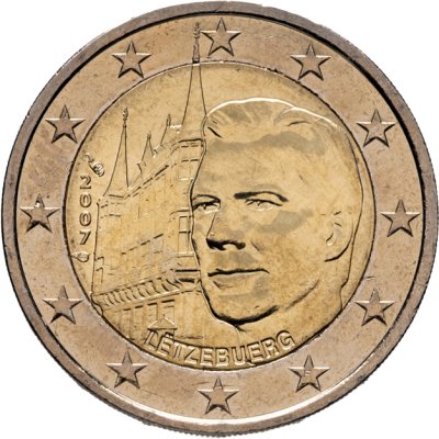 купить Люксембург 2 евро 2007 "Дворец великих герцогов"