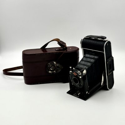 купить Фотоаппарат "Agfa Film-B2", металл, кожа, стекло, Германия, 1930-1940 гг.