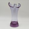 Купить Ваза миниатюрная лилового оттенка, стекло, гутная техника, СССР, 1970-1990 гг.