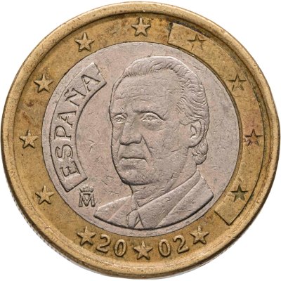 купить Испания 1 евро (euro) 2002