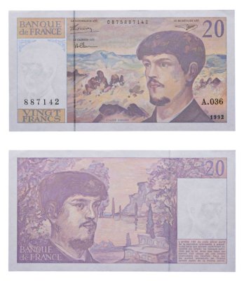 купить Франция 20 франков 1992 (Pick 151)