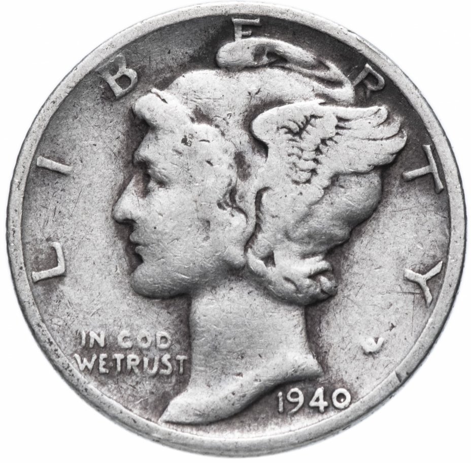 купить США 10 центов 1940