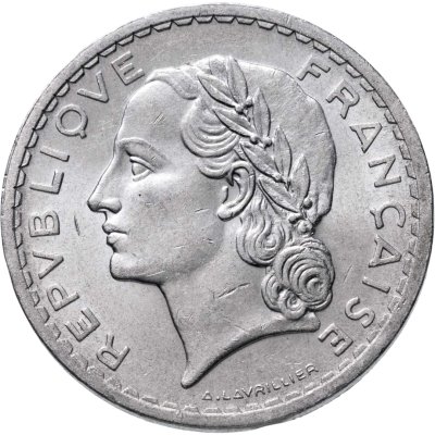 купить Франция 5 франков (francs) 1949