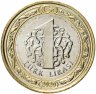Купить Турция 1 лира 2020 "100 лет Национальному собранию Турции"