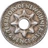 Купить Новая Гвинея 6 пенсов (pence) 1935-1943, случайный год