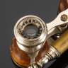 Купить Театральный бинокль-лорнет с ручкой, Chevalier Paris, металл, кожа, стекло, Франция, 1880-1900 гг.