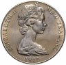 Купить Новая Зеландия 1 доллар (dollar) 1970   Острова Кука