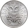 Купить Австрия 2 шиллинга (shillings) 1936  200 лет со дня смерти Принца Евгения Савойского