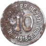Купить Германия, Альтена 10 пфеннигов 1918