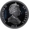 Купить Остров Святой Елены 25 пенсов (pence) 2013 "Наполеоновские войны - Наполеон на борту HMS Bellerophon"