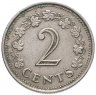 Купить Мальта 2 цента 1972-1982