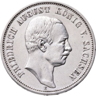 купить Германия, Саксония 3 марки (mark) 1909