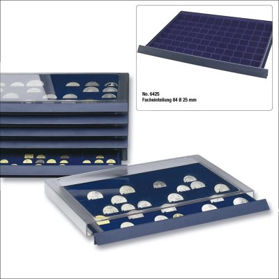 купить Бокс Stapelelement SAFE 6425 на 84 монеты диаметром до 25 мм (SAFE, Германия)