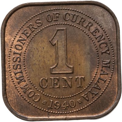 купить Малайя 1 цент (cent) 1940