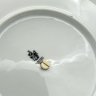 Купить Блюдо для сервировки (конфетница), La Porcelaine de Boudour, фарфор, деколь, золочение, металл, Бельгия, 2000-2010 гг.