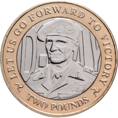 купить Остров Мэн 2 фунта 2019 "День Д - Монтгомери"