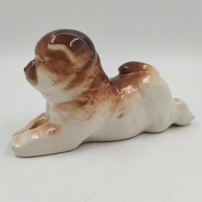 купить Статуэтка "Чау-чау", скульптор П.П. Веселов, фарфор, аэрография, Ленинградский фарфоровый завод (ЛФЗ), СССР, 1970-1990 гг.